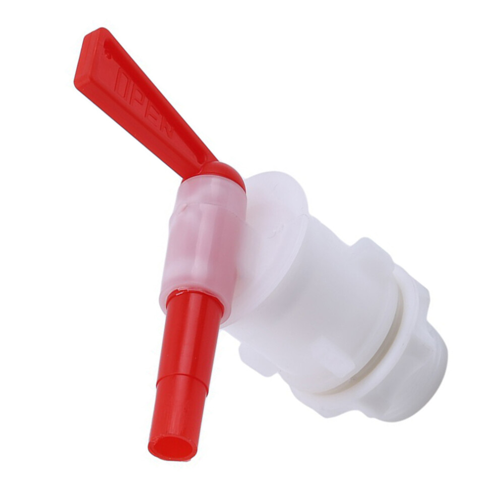 1Set Red Plastic Bucket Tap For Home Wine Beer Beverage Barrel Faucet 3164024187547