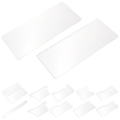 Wallet Making Kit Transparent 1set 9.04x3.54x0.12in