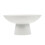 White Ceramic Footed Fruit Bowl Decorative Fruit Serving Stand 1