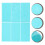 6 Pcs Impression Mat Ceramic Texture Template Clay Crafts Mats 3