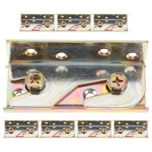8 Pcs Bed Accessories Risers Heavy Duty Stand Hinge Iron