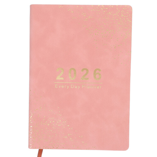 Cahier 2026 Rose Pour École Agendas Journalier