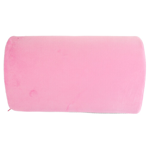 Memory Foam Footrest Pillow Pink Promote Circulation 1set