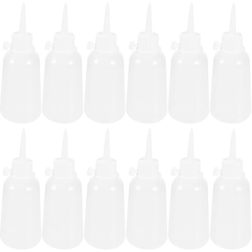 Mini Bottles Small Glue Bottles Glue Container Plastic 12