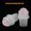 Worgeous  4 Pcs Roller Ball Bottle Empty Balls For Essential Oils Pink 6
