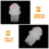Worgeous  4 Pcs Roller Ball Bottle Empty Balls For Essential Oils Pink 7