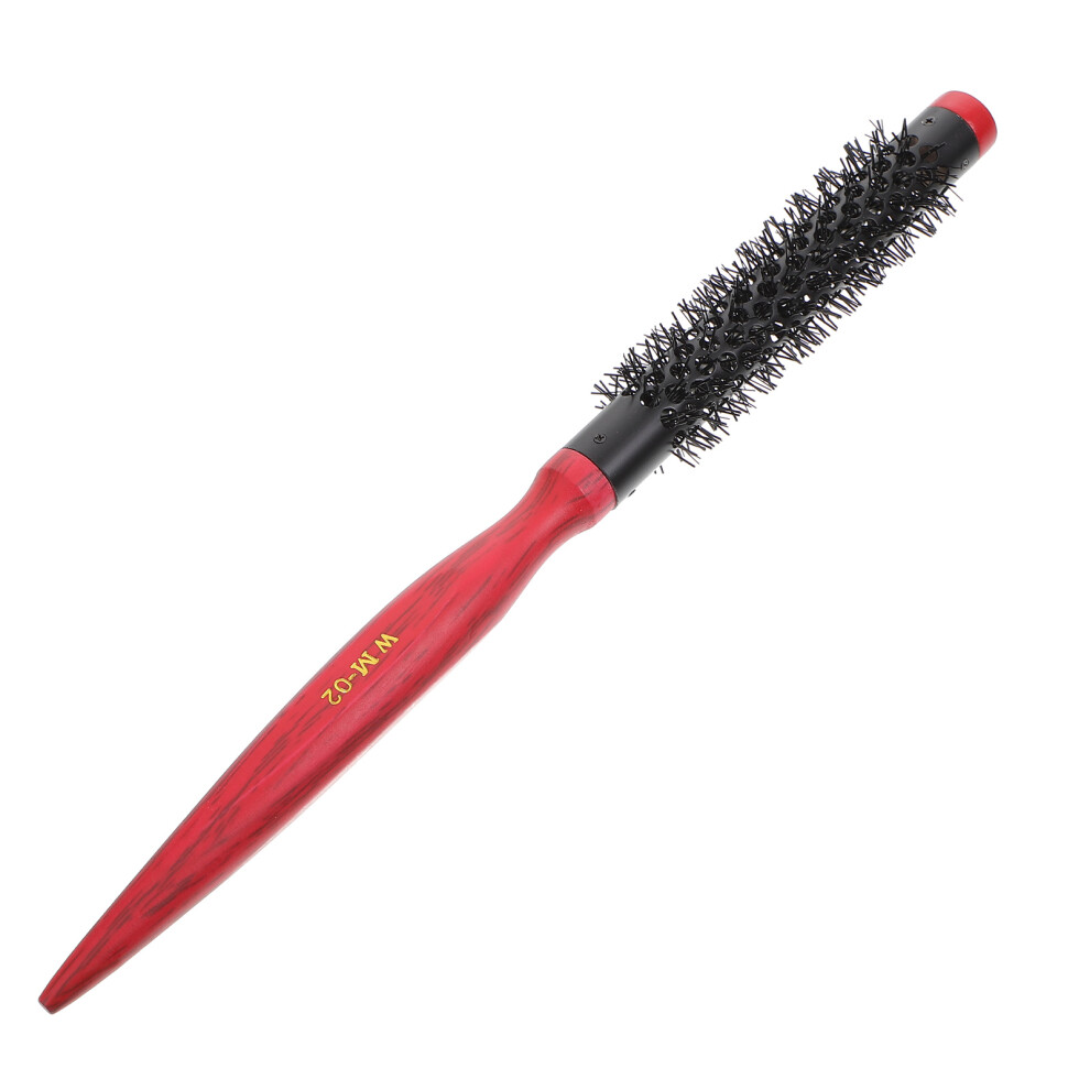 Vaguelly Set Of 2 Curling Roll Comb Women Hair Brush Curler Styling Round