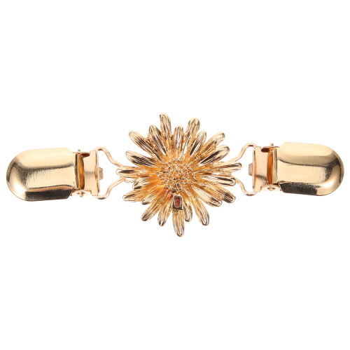 Retro Cardigan Clips Shawl Collar Clasp Metal 2pcs 2