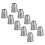 Wedge Silver Iron 10pcs Building Construction 9