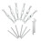 10 Sets Back Box Restorer Socket Adapter Repair Electrical Outlet Kit 1