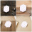 Sewing Template Fabric Patchwork Template White 400pcs 9