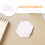 Sewing Template Fabric Patchwork Template White 400pcs 8