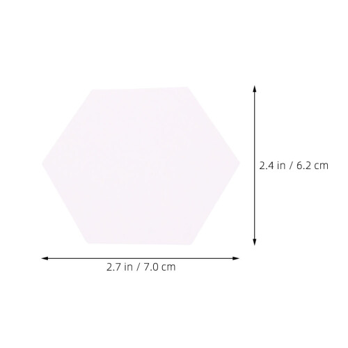 Sewing Template Fabric Patchwork Template White 400pcs 1