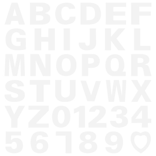 Cake Stencils White 1set 8inches