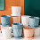 Planter Simple Plastic Flower Pot 4pcs 5.4x5.4x4.9in 6