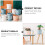 Planter Simple Plastic Flower Pot 4pcs 5.4x5.4x4.9in 11