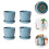 Planter Simple Plastic Flower Pot 4pcs 5.4x5.4x4.9in 2