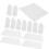 Pressed Flower Tools White Paper 10 Lining Papers 5.50x5.50in 6