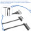 Mini Accessory Zen Garden Rake Set Plastic 9pcs Assorted Color 9