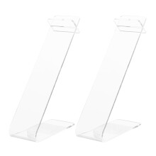 2Pièces Présentoir Chaussures Transparent Compact Robuste