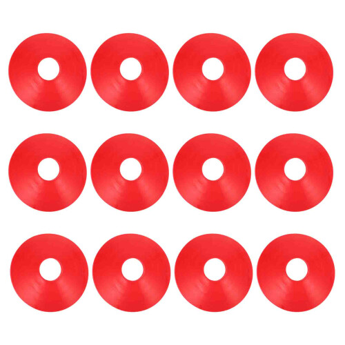 Pe Training Disc Cones Red 12pcs 7.9x7.9in 2