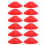 Pe Training Disc Cones Red 12pcs 7.9x7.9in 6