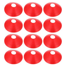 Pe Training Disc Cones Red 12pcs 7.9x7.9in