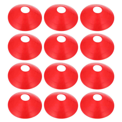 Pe Training Disc Cones Red 12pcs 7.9x7.9in