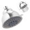 5Ensemble De Douche ABS Fixe Argent 5 Fonctions Haute 5