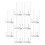 Record Support Acrylic Transparent 10pcs 1.6x0.8x0.3in 11