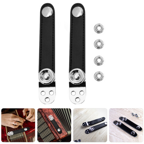 2pcs Accordion Universal Straps Double Layer Fixation Straps 2
