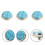 Mlins 3 Pcs Trumpet Buttons Push Set Cornet Buckle 3