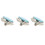 Mlins 3 Pcs Trumpet Buttons Push Set Cornet Buckle 8