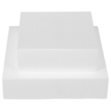 2St Compacte Cake Dummy Foam Modellen Voor Cake Versieren En Oefenen