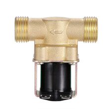 2Stk Messing Magnetventil Golden 12V Wasser Ventil Dicht Langlebig