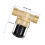 2Stk Messing Magnetventil Golden 12V Wasser Ventil Dicht Langlebig 3