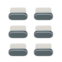 Type-C Stopper Type-C Dustproof Plug Grey 6pcs