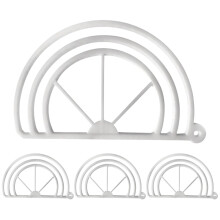 4Pcs White Hat Brim Bender Portable Hat Shaper for Baseball Caps