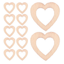 500pcs Heart Cutouts For Holiday Decorations Diy Craft Supplies Box