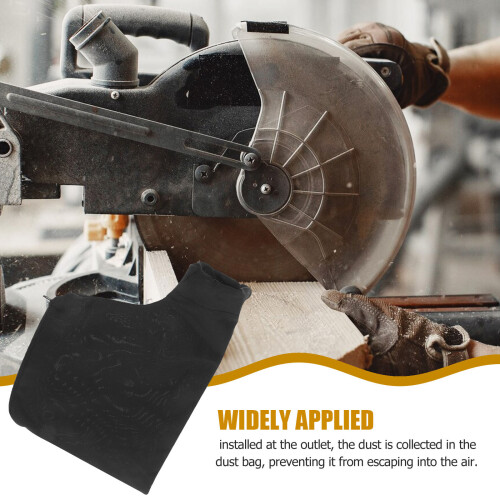 Dust Collection Bag Black 2pcs 8.9*6.1*2.4in 2
