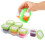 Fresh-Keeping Storage Box Simple Design Green 6pcs 7