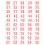 1 Set Of Number Bibs Durable Design For Competitions For 5