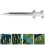 40 Pcs Grass Nailed Shoes Man 4.50x0.80x0.80cm Silver 4