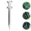 40 Pcs Grass Nailed Shoes Man 4.50x0.80x0.80cm Silver 6