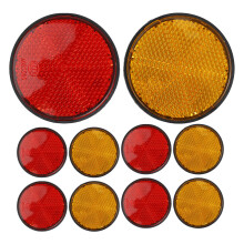 10 Pcs Motorcycle Reflector Warning Bike Reflectors For Night Riding