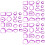 54Pièces Kit Violet Découpe Argile Accessoires Pour 8