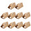 10 Pcs Kraft Paper Cup Holder Feeder 11