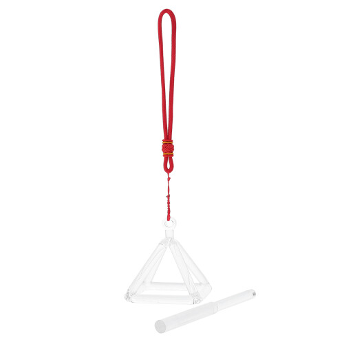 3" Crystal Singing Pyramid Set For Mindfulness &