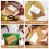 Message Card Envelope Set Light Brown Paper 1 Set 7
