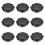 Fruit Serving Tray Clear Plastic 10set 5.2x5.2x2.6in 2